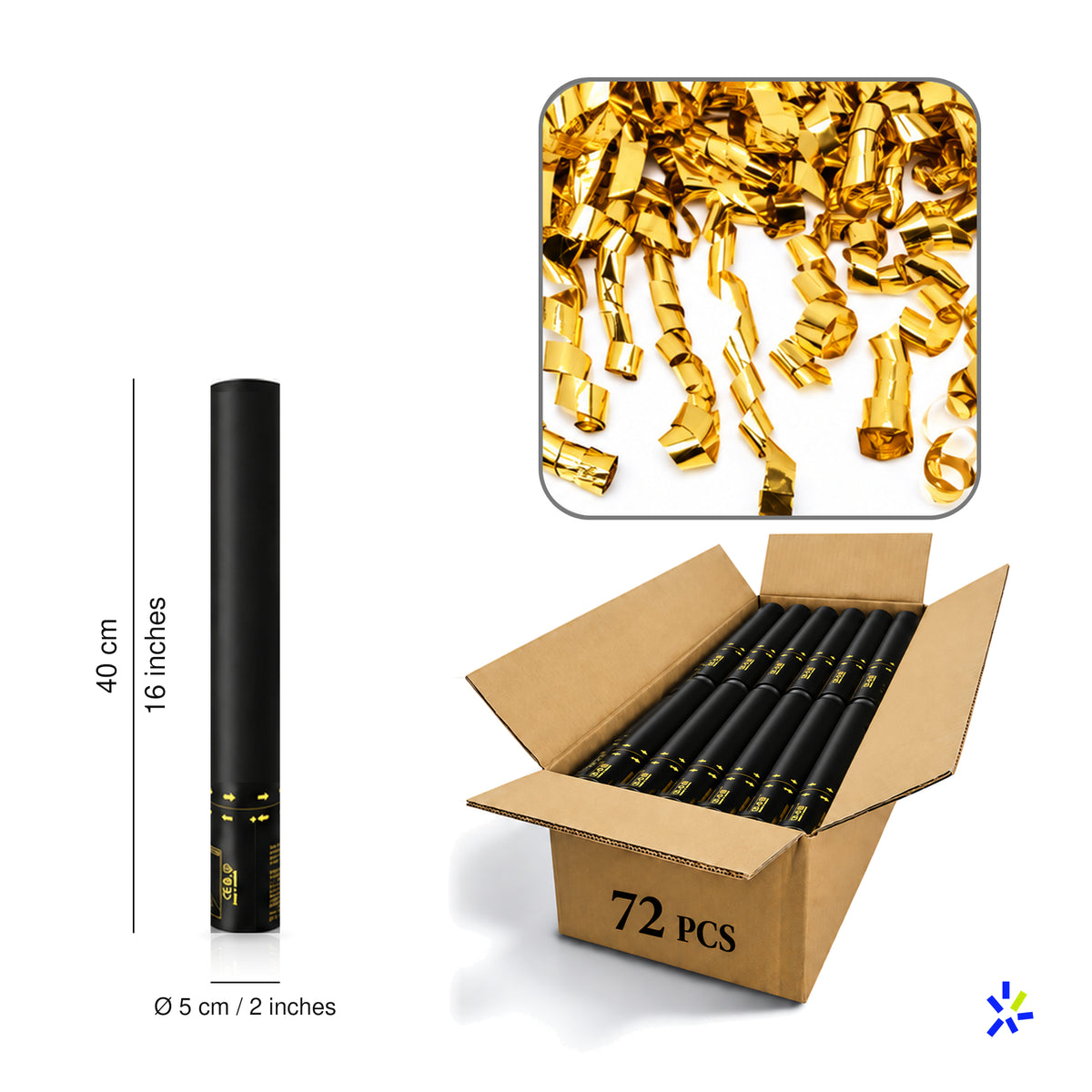 Gold Streamer Cannon